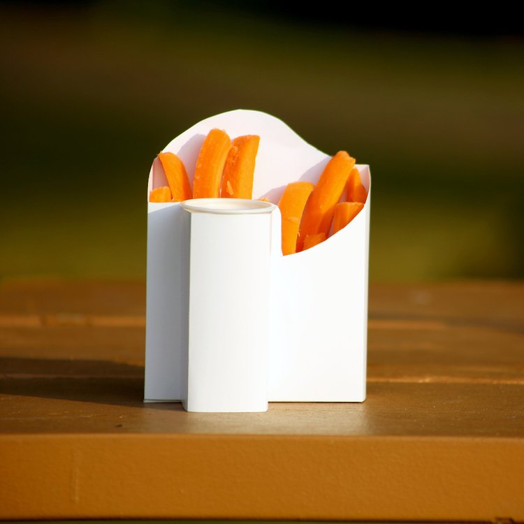 Plain White Dipit caddy